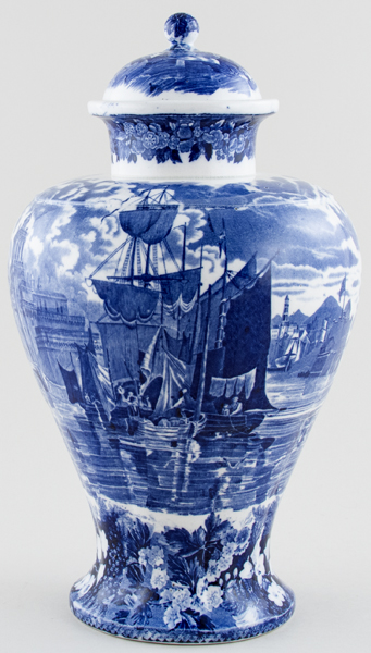 Vase large lidded c1920s